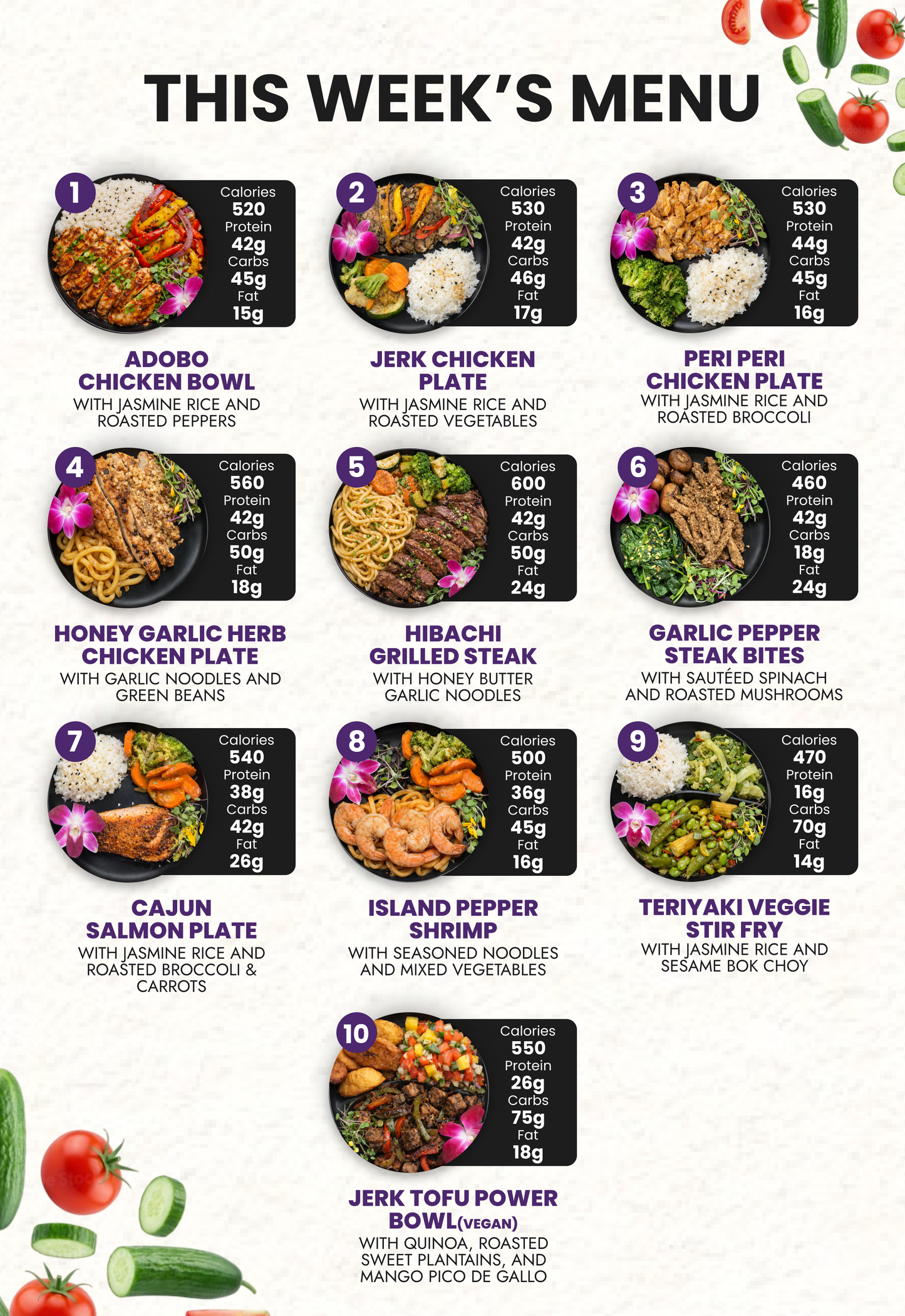 EXCLUSIVE 5 + 1 FREE MEAL PLAN